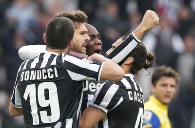 首位ユベントスがキエーボに勝利