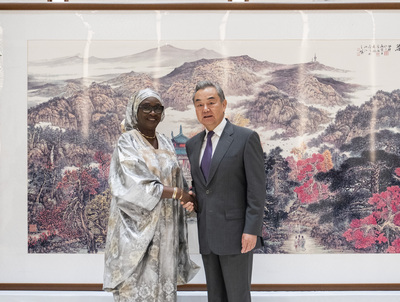 王毅氏、セネガル外相と会談