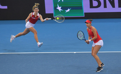 前回準Vスイスが白星発進、イタリアに完勝 BJK杯決勝ラウンド