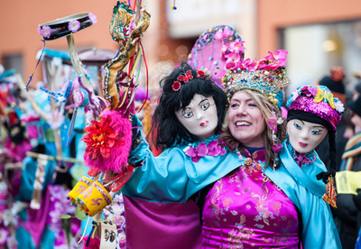 謝肉祭パレードの季節到来、ドイツ