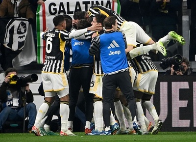 2位ユベントスがローマ下す ドローの首位インテルと勝ち点2差