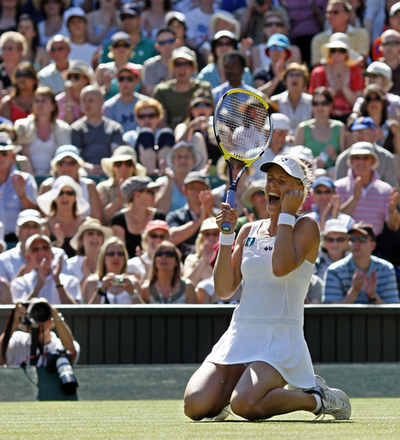 デメンティエワ ペトロワ下しウィンブルドン初の4強入り