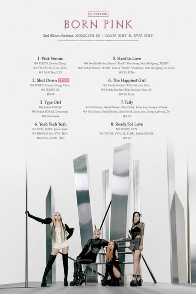 BLACKPINK、『BORN PINK』トラックリスト公開 – KOREA WAVE