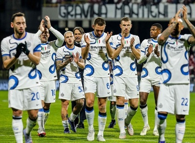 インテルがサレルニターナに5発大勝 「冬の王者」獲得に前進