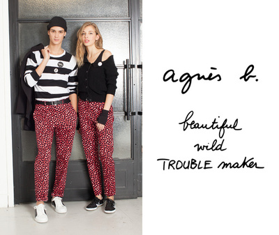 アニエスベー新キャンペーン「beautiful wild troublemaker」、13日にパーティ開催