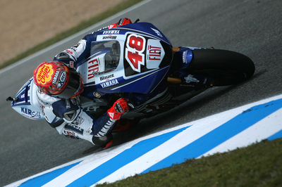 ストーナー スペインGPフリー走行2回目でトップタイム