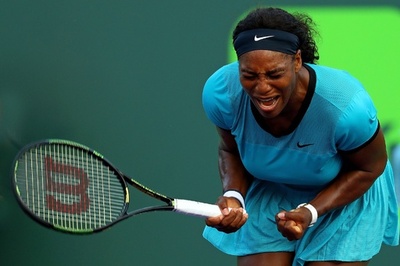 セレーナ快勝で4回戦へ、クビトバ敗退 マイアミ・オープン