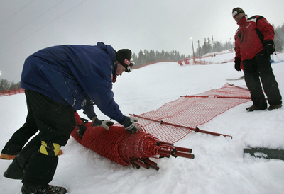 ＜アルペンスキー第39回世界選手権＞男子・スーパー大回転、開幕戦が強風と豪雪のため中止になる - スウェーデン