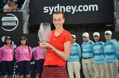 クビトバがシドニー国際優勝、地元バーティとの激闘制す