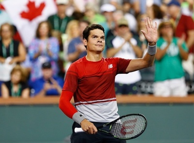 ラオニッチとゴフィンが4強入り、BNPパリバ・オープン