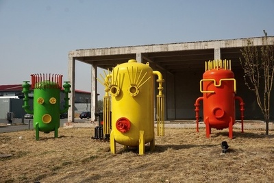 北京の文化・クリエイティブ産業パーク かつては乳製品工場