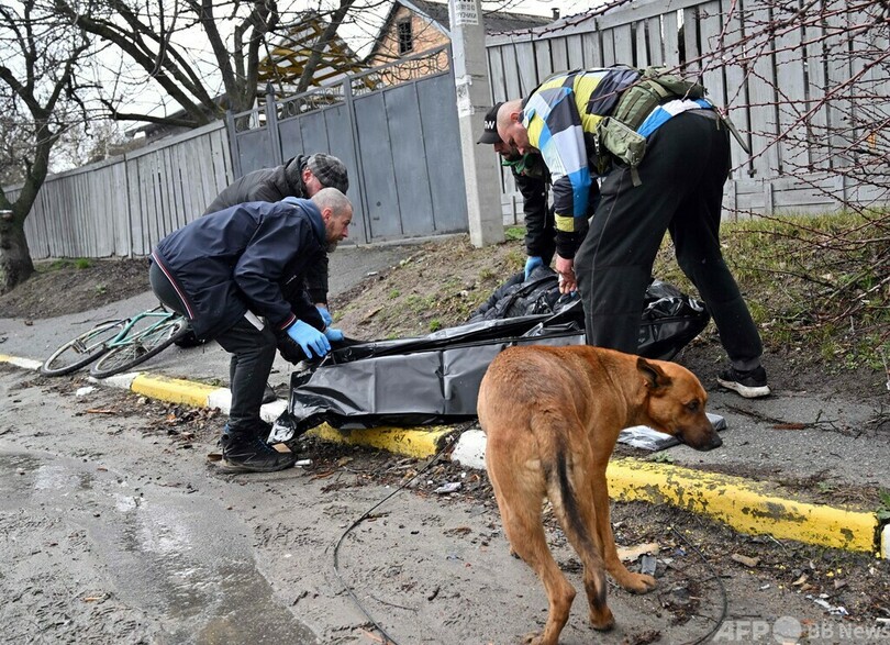 首都周辺で民間人410人の遺体収容 ウクライナ検事総長