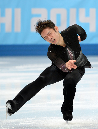 フィギュア男子SPで4位の高橋、ソチ五輪 写真9枚 国際ニュース