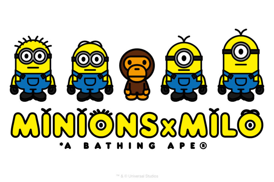 A BATHING APE × 映画「ミニオンズ」、コラボアイテム発売へ