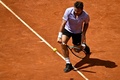 テニス、マドリード・オープン、男子シングルス2回戦。リターンを打つスタン・ワウリンカ（2023年4月28日撮影）。(c)JAVIER SORIANO / AFP