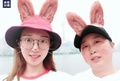 上海市内を観光する希希さんと母親（2022年1月17日提供）。(c)CGTN Japanese