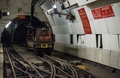 英ロンドン地下の郵便鉄道。工事が始まった郵便博物館の目玉（2016年2月4日撮影）。(c)AFP/CHRIS RATCLIFFE