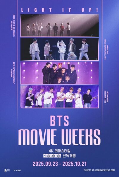 BTS、世界83カ国で『MOVIE WEEKS』成果