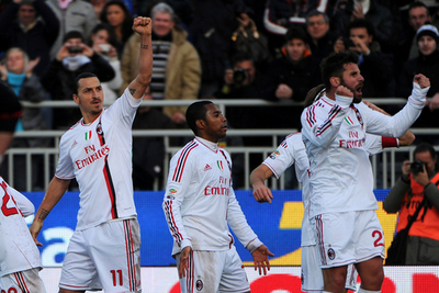 ACミランとインテルが共に勝利