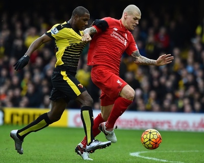 リバプールがワトフォードに完敗、GKボグダンが痛恨のファンブル