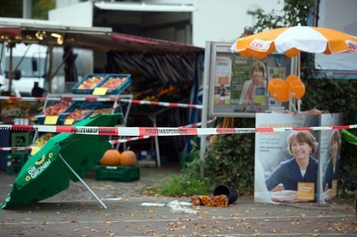 ドイツで市長選候補が刺され重傷、政治・人種的動機か