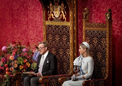 難民政策の「厳格化」表明 オランダ国王が施政方針演説