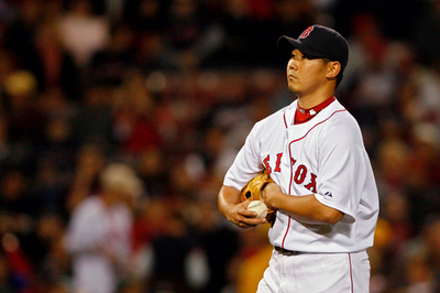 松坂 レイズ戦5失点で降板も勝敗つかず