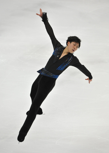 男子SPの演技に臨む田中刑事、フィギュア四大陸選手権