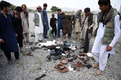 カブール市内の葬儀で爆発、7人死亡 119人負傷