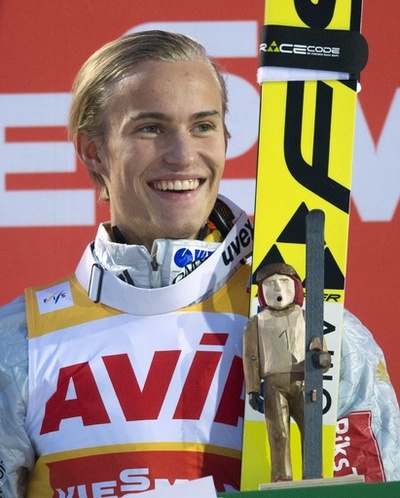 タンデがW杯初優勝、葛西は5位―ジャンプW杯男子
