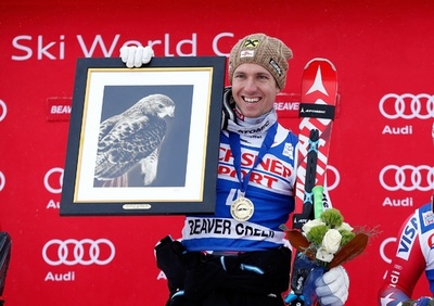 ヒルシャーがW杯のスーパー大回転で初勝利