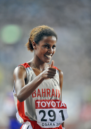 ジャマル 女子1500メートルで優勝を果たす