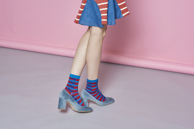 1950年代の地中海地域から着想、「ヒステリア バイ ハッピーソックス」18年春夏コレクション