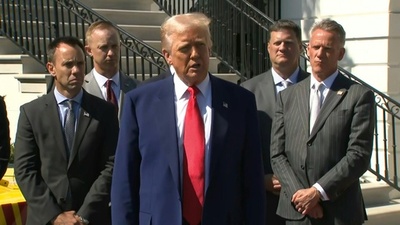 動画:トランプ氏、相互関税を一部停止 中国は引き上げ