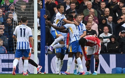 ブライトンがマンU撃破で開幕連勝 三笘が先制点アシスト