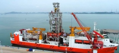 中国の深海掘削船「夢想」号、今年完成の予定