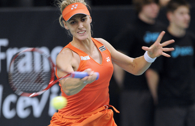 デメンティエワ パフリュチェンコワに勝利し準々決勝へ、フランス・ガス・オープン