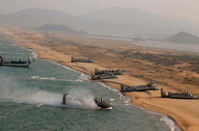 北朝鮮が短距離ミサイル5発を発射、韓国軍