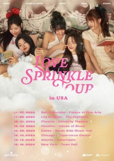 FIFTY FIFTY、初の米国ツアー決定…8都市を巡る「LOVE SPRINKLE TOUR」