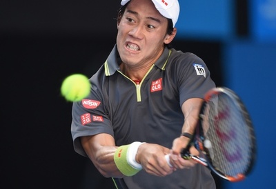 錦織、第1セット落とすも逆転で16強入り 全豪オープン