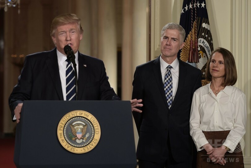 トランプ大統領、最高裁判事にゴーサッチ氏指名 保守派優位に