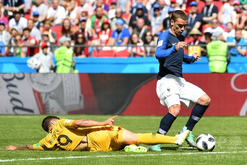 W杯史上初のvar判定 フランス対オーストラリア戦で 写真5枚 国際ニュース Afpbb News