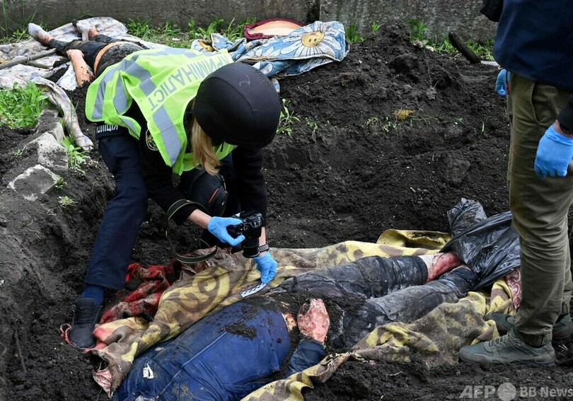 ロシア軍、ウクライナ東部の村で戦争犯罪か 目撃者が証言