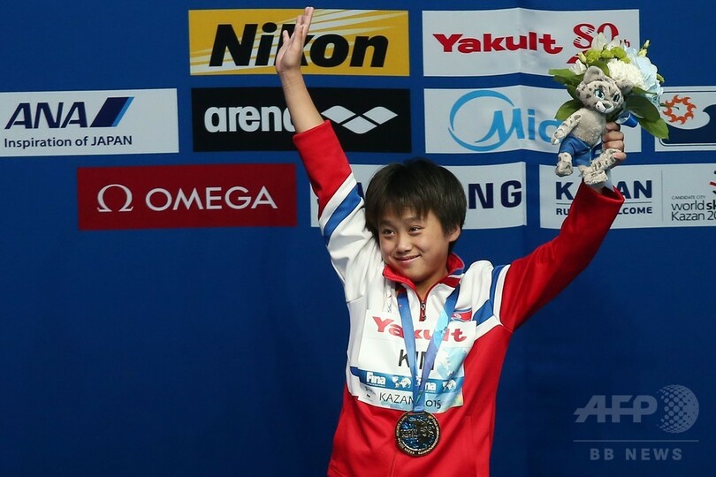 北朝鮮の16歳キムが女子10m板飛び込みで金、第16回世界水泳