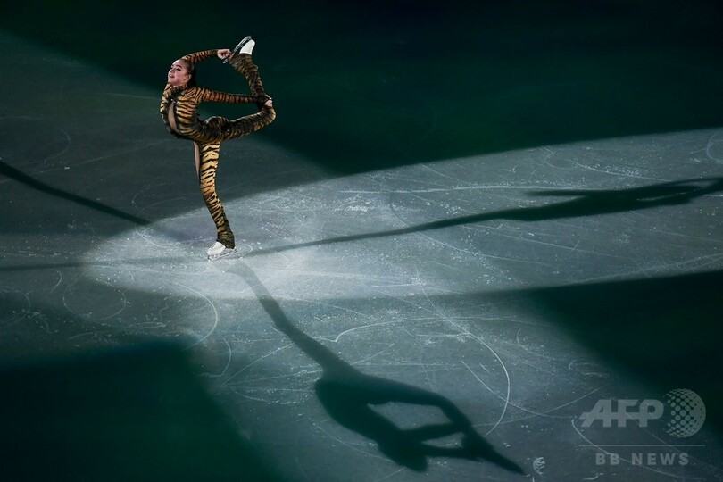 羽生やザギトワらが華麗な演技、フィギュアスケート・エキシビション 平昌五輪
