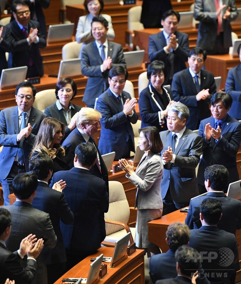 トランプ氏、北朝鮮は「野蛮な独裁政権」 孤立化へ各国に協力訴え