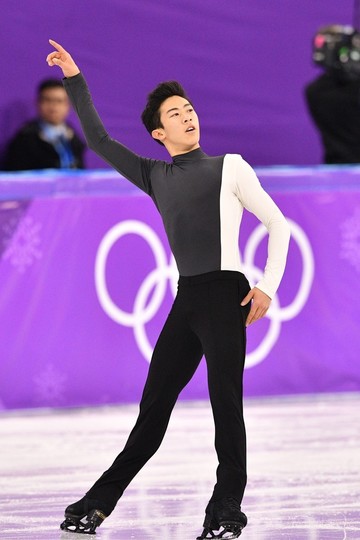 フィギュア男子spで17位のネイサン チェン 平昌五輪 写真26枚 国際ニュース Afpbb News