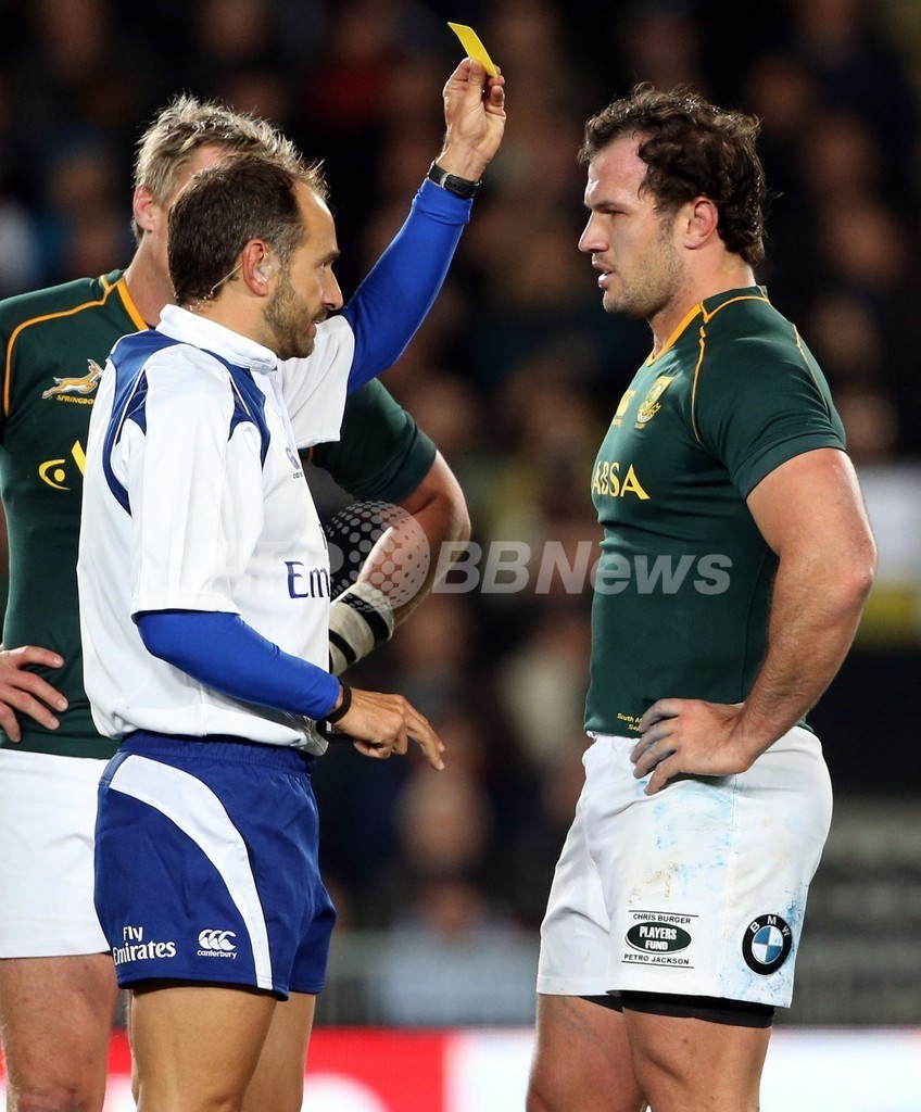 スプリングボクス、デュプレッシーのレッドカードが取り消しに 写真1枚 国際ニュース：AFPBB News