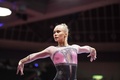 第50回世界体操競技選手権、女子個人総合決勝。演技に臨むロシア体操連盟（RGF）のアンジェリーナ・メルニコワ（2021年10月21日撮影）。(c)Charly TRIBALLEAU / AFP