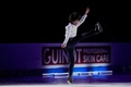 フィギュアスケート四大陸選手権、エキシビション。演技に臨む三浦佳生（2023年2月12日撮影）。(c)Geoff Robins / AFP